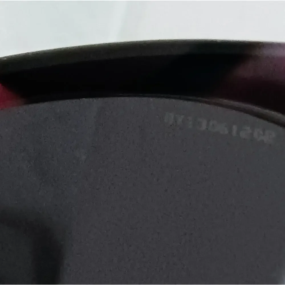 Burberry Sunglasses Tortoiseshell PURPLE BLACK Round Cat Eye Gray Lens Authentic